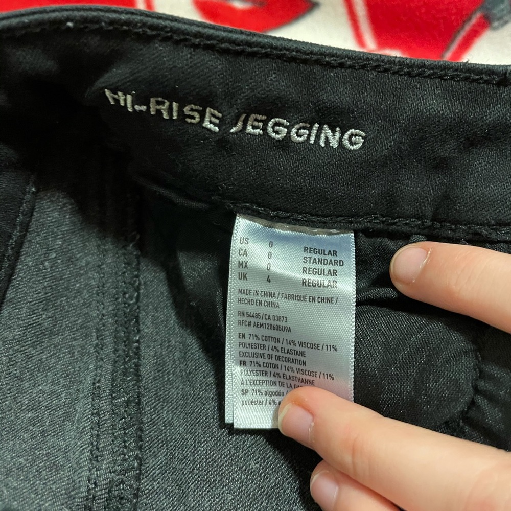 Black High Rise Jeans - Picture 3 of 5